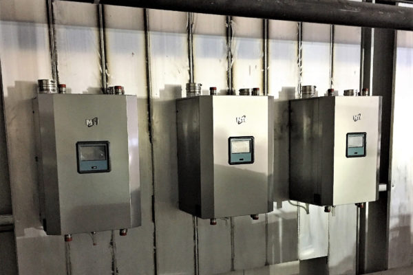 Three boiler system panels
